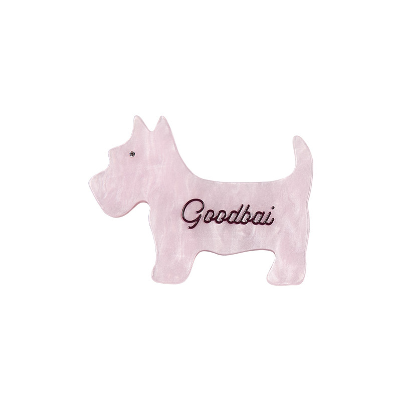GOODBAI logo 西高地 腊肠狗狗发夹 多色可爱侧边夹头饰