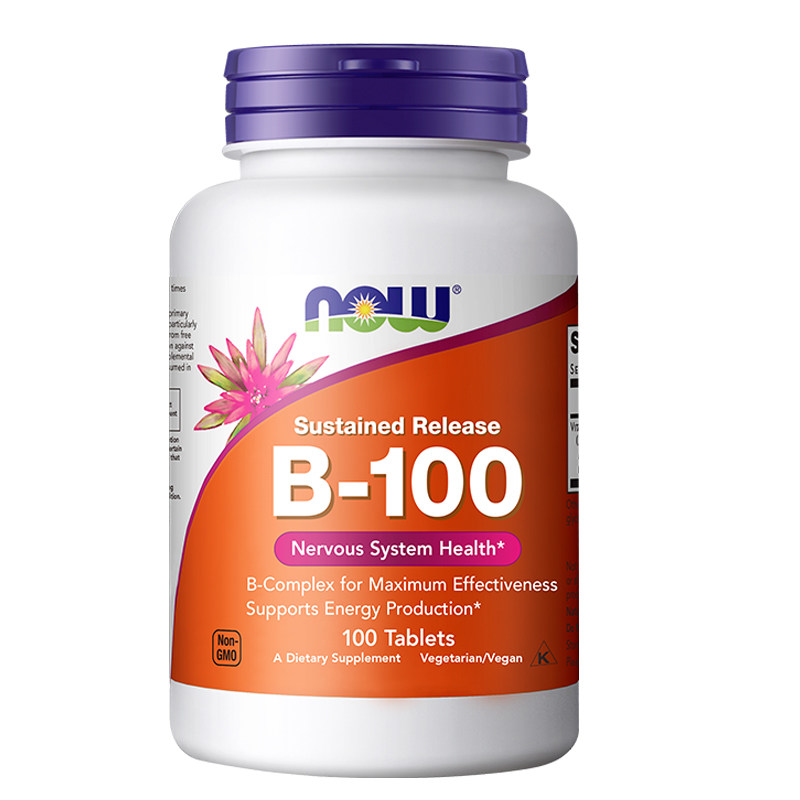 NOW活性复合维生素B族100mg100粒