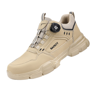 古伊萨劳保鞋男款士夏季透气防砸防刺穿轻便老保带钢板耐磨工作鞋