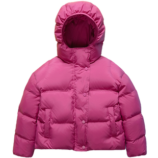 雅鹿儿童羽绒服女童男童2025新款加厚短款洋气中大童冬季亲子外套