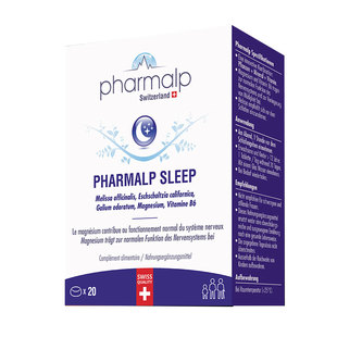 瑞士Pharmalp凡木安天然睡眠片不含褪黑素疲劳压力睡眠安稳