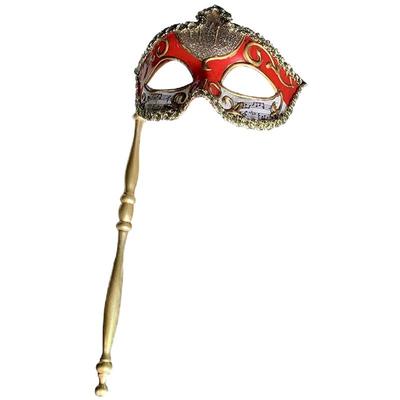 假面舞会手持面具半脸男古风个性