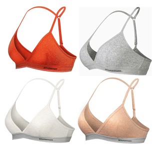 stonemen【源自澳洲】无钢圈内衣女性感法式三角杯文胸纯棉活力色