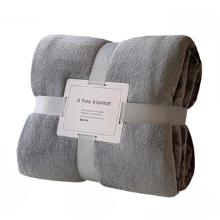 冬季珊瑚绒毯子牛奶绒盖毯办公室午睡毛毯单人学生宿舍床单双面绒