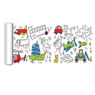 儿童涂鸦大画纸填色绘画纸画卷幼儿园宝宝涂色画布画画本画册