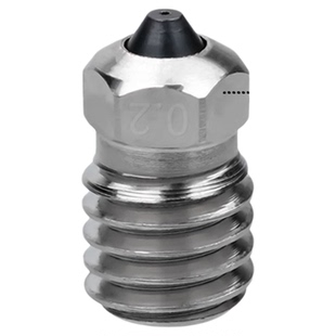 拓竹子X1/P1S挤出头热端双金属硬化钢喷嘴耐磨高温喷头3D打印配件