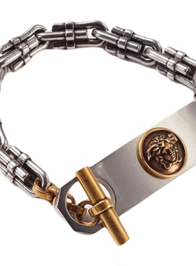 【秀场同款】VERSACE/范思哲 男士Sigillo手链