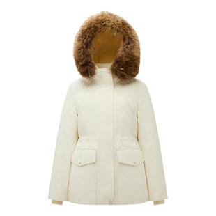 波司登品质极寒高蓬鹅绒奢华毛领2025冬新款羽绒服女收腰显瘦优雅