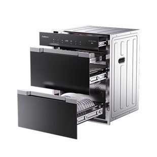 康宝巨量消毒柜嵌入式大容量全腔304不锈钢家用热风二星碗柜JLMAX