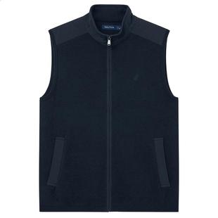 NAUTICA/诺帝卡男装秋冬款亲肤柔软棉纺简约百搭针织背心SO3301