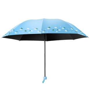 雨众防晒防紫外线遮阳太阳伞轻小巧便携手动折叠雨伞两用晴雨伞女