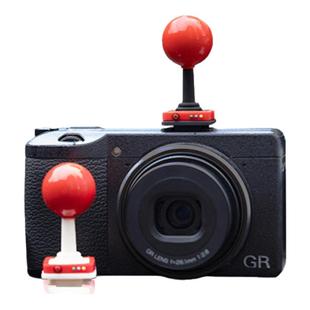 阿尔飞斯创意相机热靴盖小红球适用富士xt5xs20佳能r50索尼zve10尼康z30微单按钮单反相机快门线装饰配件