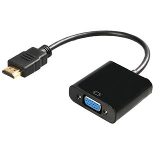 hdmi转vga机顶盒连接电脑显示器转换器电视转接头hdim转vja线hami