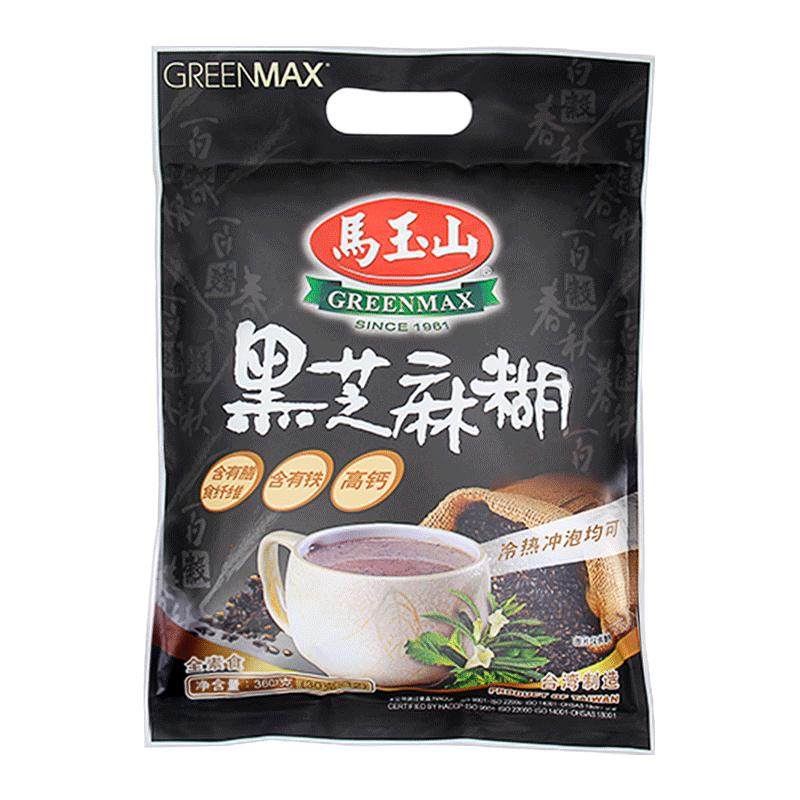 马玉山进口黑芝麻糊12小包营养代餐粉芝麻粉五谷杂粮早餐谷物