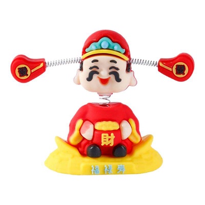 2026新年车载财神招财摆件