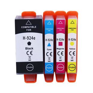适用惠普924墨盒HP OfficeJet Pro 8120 8130 8134 8122 8124 8135 8125 8132打印机墨盒HP924 924E 923E