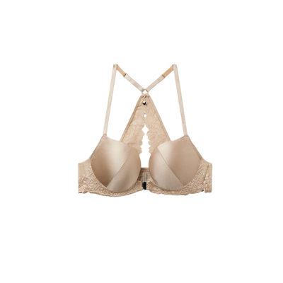 Intimissimi意舒漫26夏季新MONICA桑蚕丝前扣U型聚拢文胸RPD2596