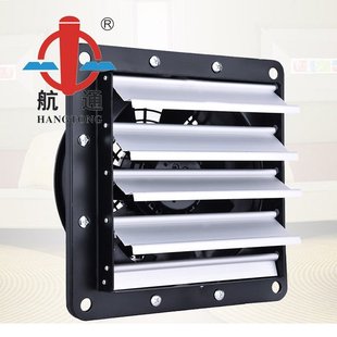 方形百叶防潮厂房车间换气扇 600 航通牌 外转子风机YWF4E