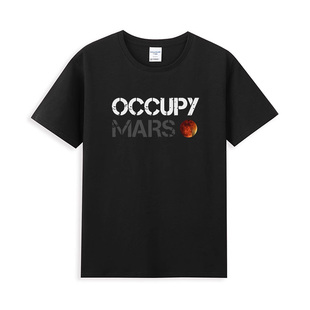 占领火星衣服马斯克短袖Spacex男宽松美式百搭T恤Occupy Mars潮
