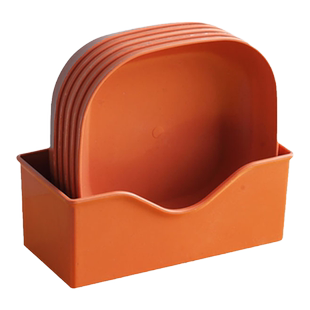 骨碟盘家用小麦秸秆吐骨碟餐桌面垃圾骨头渣盘塑料零食小盘子碟子