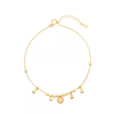 小众设计感百搭铃铛脚链