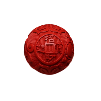 保真朱砂招财进宝回纹珠圆珠散珠配珠手串手链文玩diy配件配饰