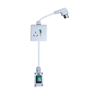 零火双断10a电热水器延长防水开关带防漏电保护器的插座16安专用