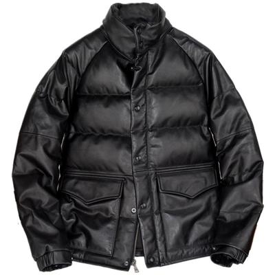 意大利进口绵羊皮木村真皮羽绒