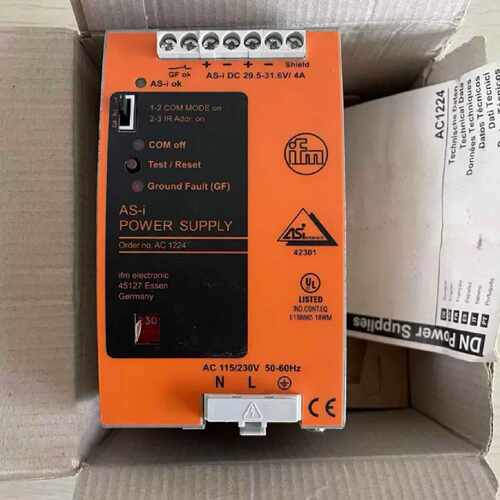 议价全新原装Ifm AC1224易福门AS-I电源模块 115/230VAC 4A