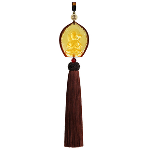 虚空藏菩萨汽车挂件平安符车内饰品摆件挂件男生车载挂坠高级吊饰