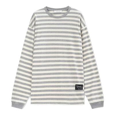 concise-white/简白系列  LOGO标条纹长袖301257