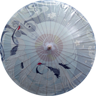 油纸伞晴雨两用中式国风复古风汉服cos道具舟雨眠仙云问鹤影天青