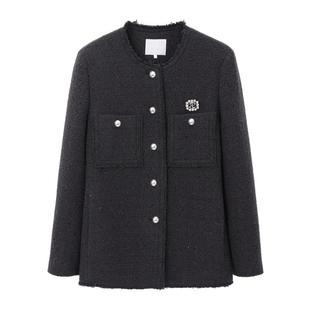 REVAN芮范设计师款狩猎风口袋粗花呢外套RM90110025