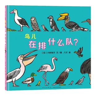 【秩序绘本】鸟儿在排什么队？——精装 3岁以上 大村知子队列系列 鸟类习性 培养自然兴趣  科普趣味 蒲蒲兰绘本馆旗舰店