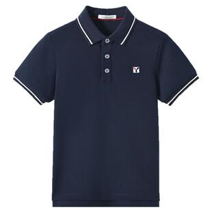 【凉感抗菌】英氏童装短袖T恤2026年夏季新款男童POLO衫休闲上衣