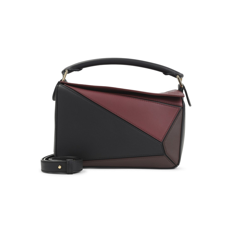 LOEWE罗意威女士小号拼色puzzle S square单肩包26早春意大利代购