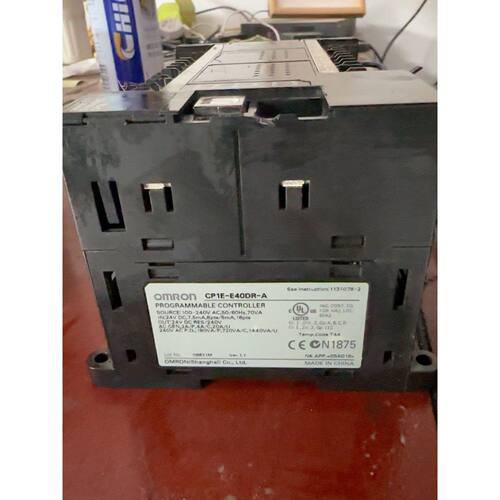 议价欧姆龙CP1E-E40DR-A PLC控制器，拆机件，原装正