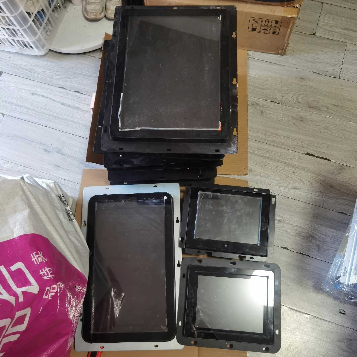 非标价钜汉工业触摸屏15寸拆机工业触摸屏一体机议价
