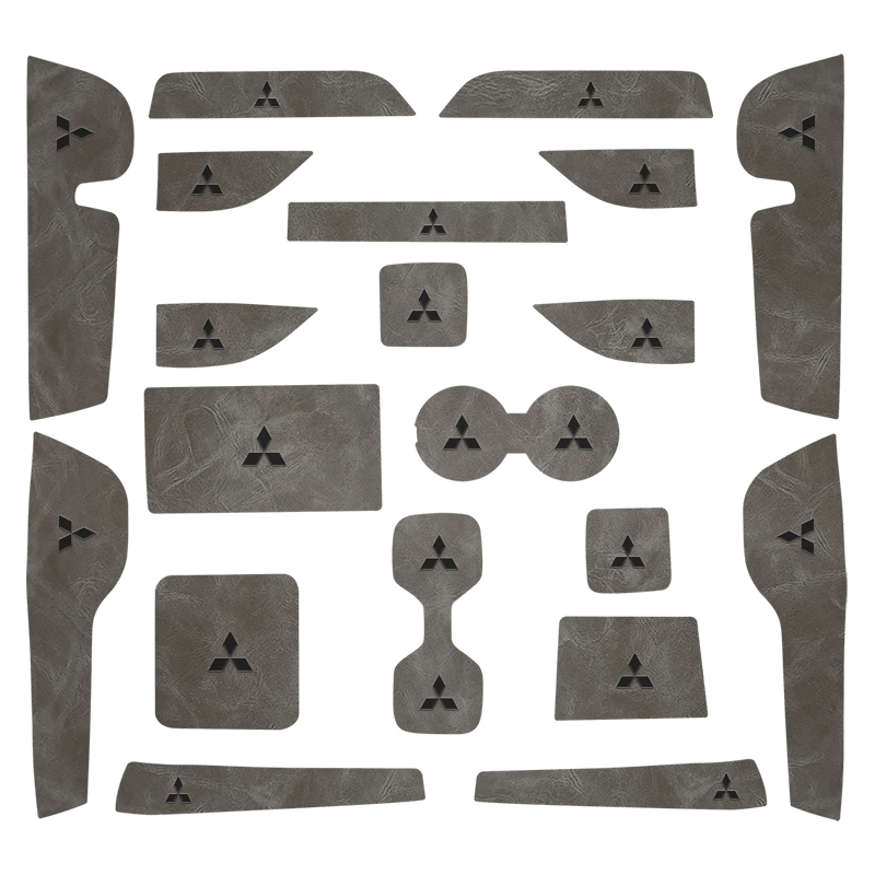 smart精灵3号改装配件精灵一号车内装饰水杯垫内饰摆件皮革门槽垫