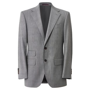 【1499礼盒】CULTUM英式澳毛半麻衬亲王格西服套装男结婚新郎西装