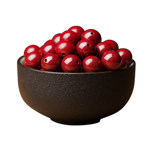 朱砂散珠子串珠女官方旗舰店正品天然朱砂紫金砂原矿手串diy配件