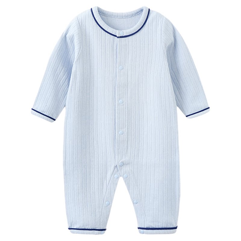 100%棉婴儿居家衣服连体衣睡衣