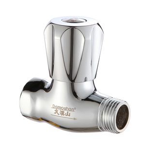 全铜加厚4分内外丝直通阀角阀明阀DN15水管截止阀门开关双内外丝