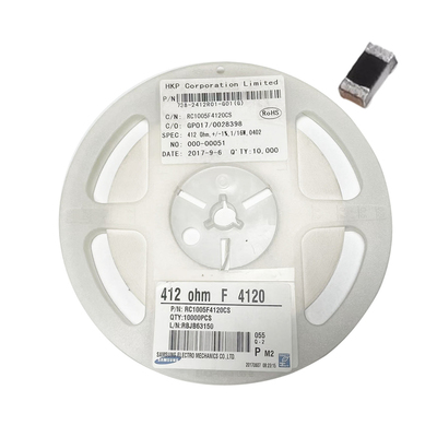 (100只) RC1005F4120CS 0402(1005) 412Ω 1/16W ±1% 厚膜电阻
