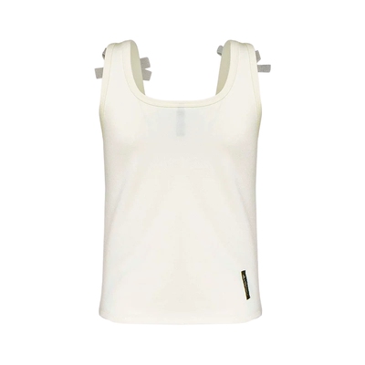 adidas阿迪达斯运动休闲修身U领罗纹上衣2026春女舞蹈背心 KS0043