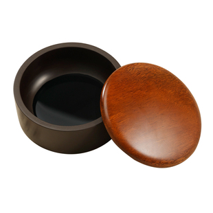 宋坑墨海3寸/4寸/5寸带盖 砚台原石带盖罗纹端砚墨池防干砚台石料