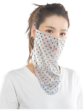 防晒口罩女士夏季面罩防尘遮全脸