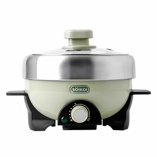 SOIKOI司崎库电煮锅乌龟锅多功能小型分体锅家用宿舍电火锅小锅1L