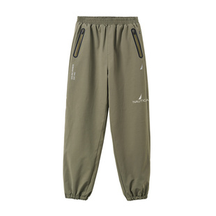 NAUTICA童装 男童女童户外冲锋三防长裤冬季儿童保暖防风加绒裤子