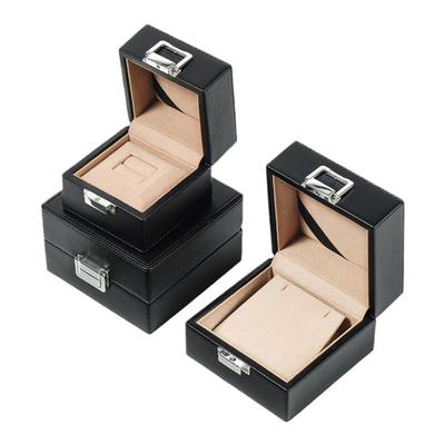 超纤羊皮首饰盒高档翡翠手镯木盒